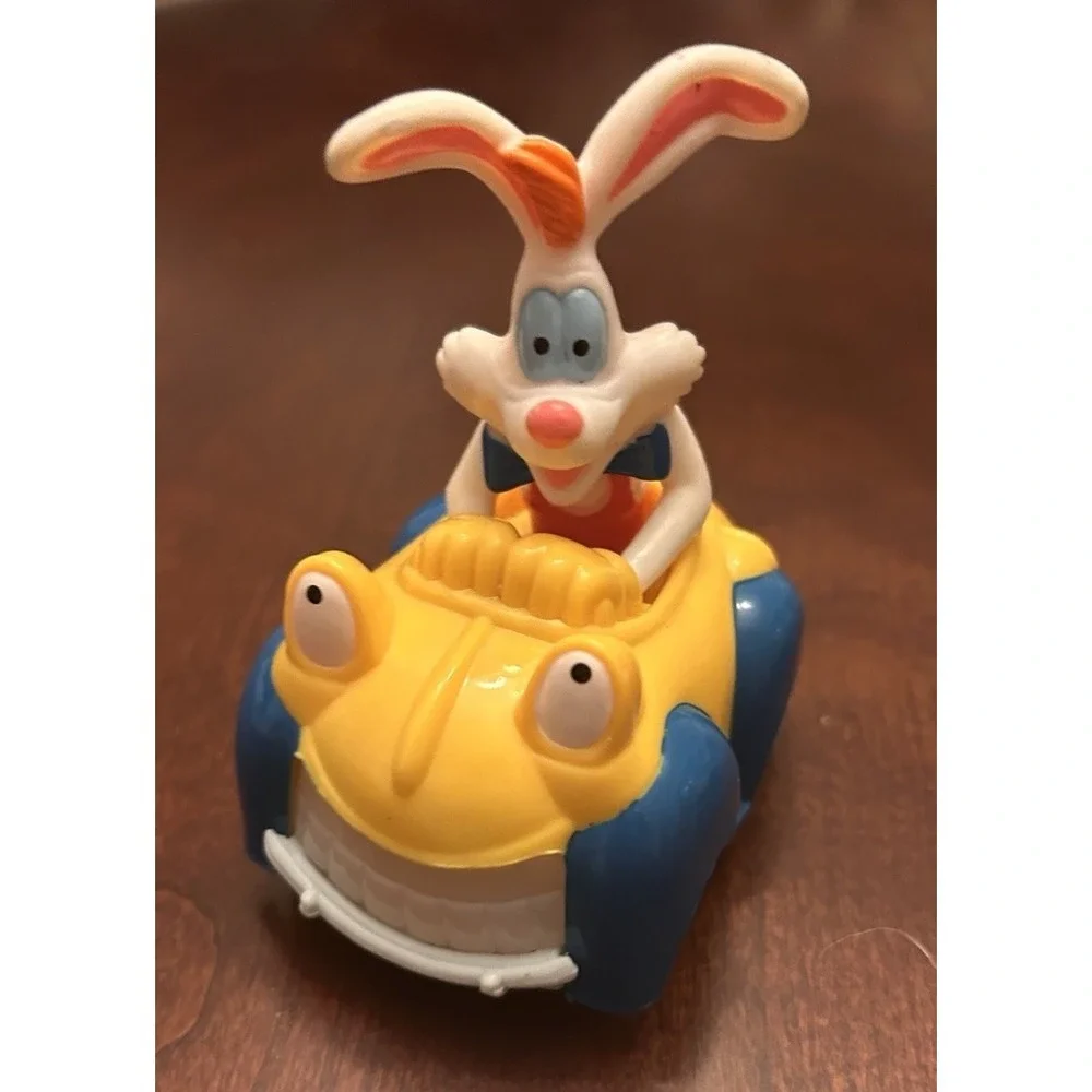 Vintage‎ Disney Who Framed Roger Rabbit In Car Benny The Cab Amblin 2.75